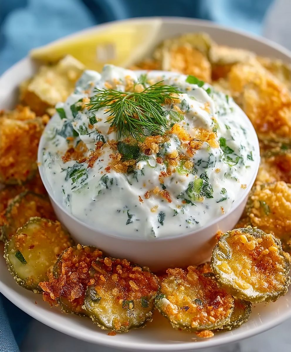 Fried Pickle Ranch Dip