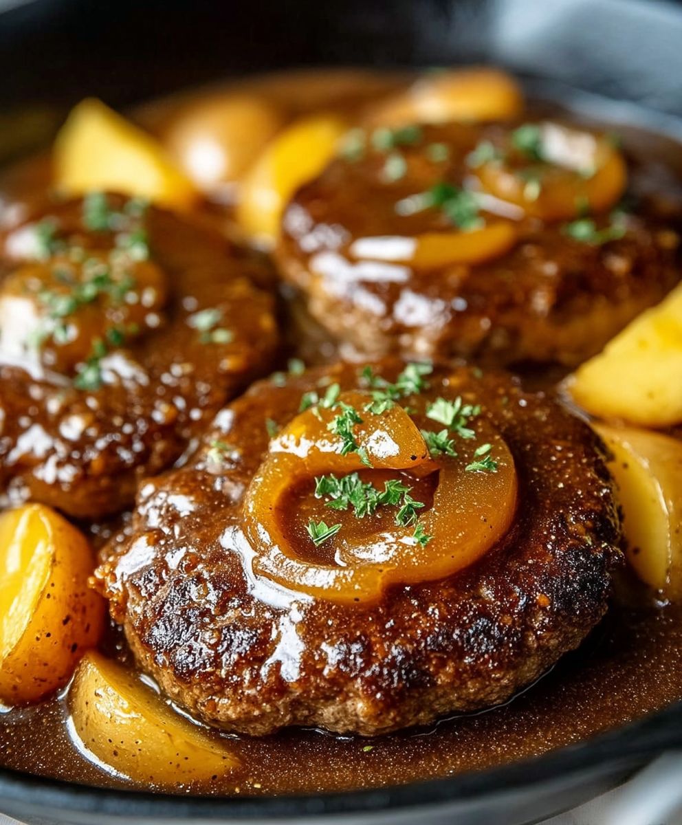Salisbury steak skillet