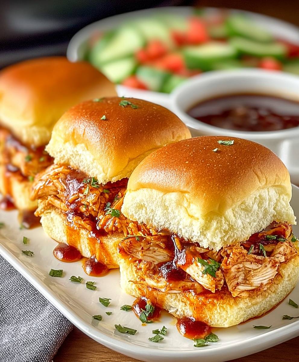 BBQ Chicken Sliders