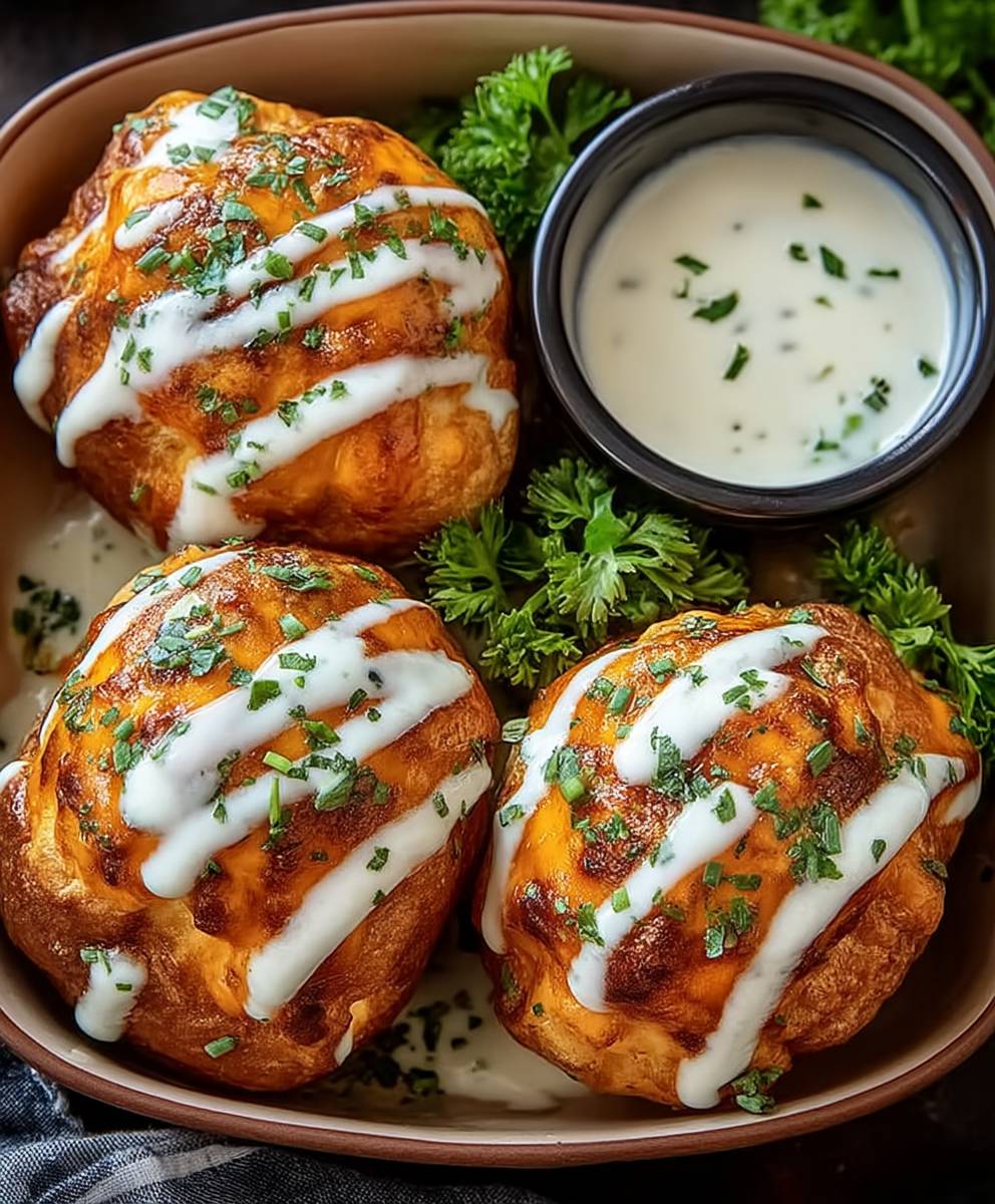 Buffalo Chicken Bombs