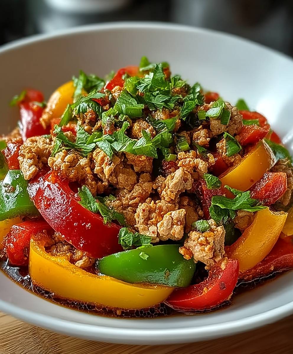 Ground Turkey Peppers