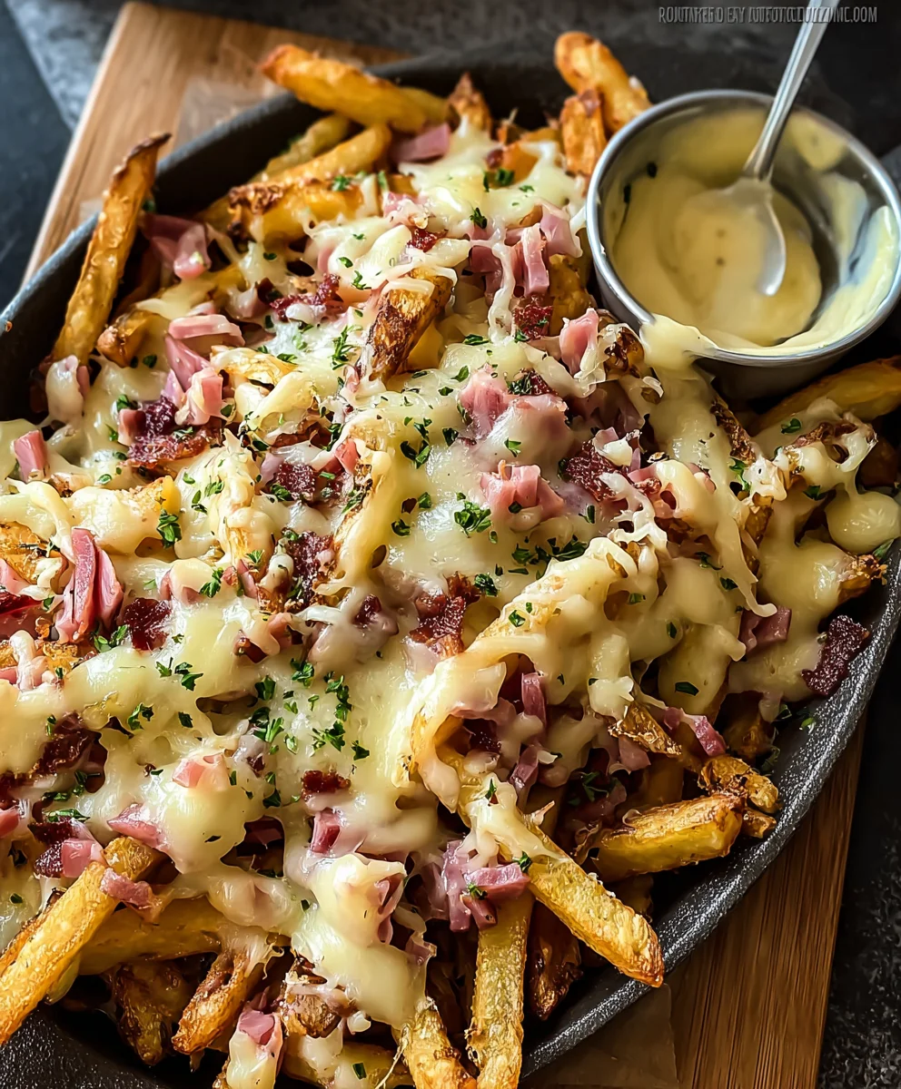 Ultimate Loaded Reuben Fries: Crispy Beef & Tangy Sauerkraut