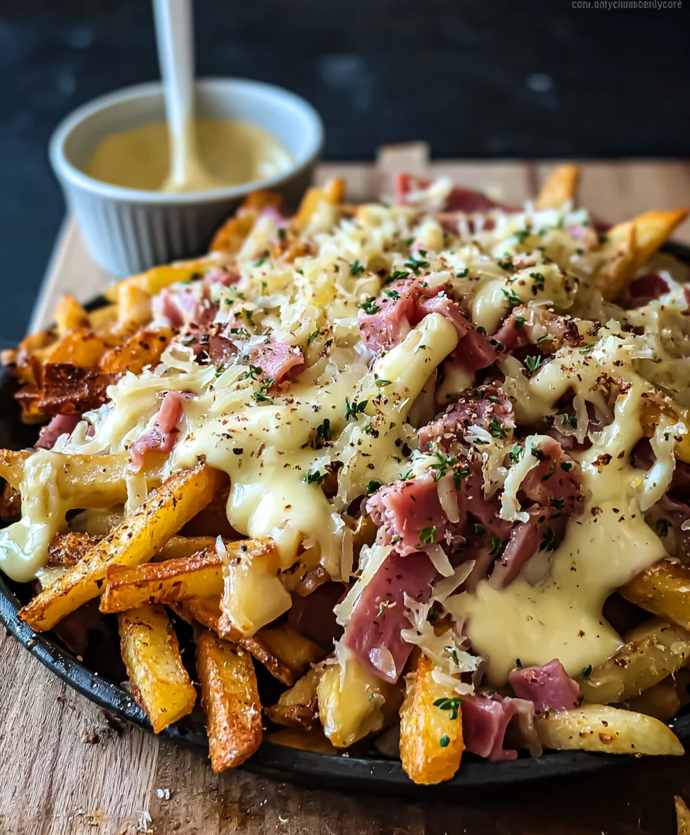 Ultimate Loaded Reuben Fries: Crispy Beef & Tangy Sauerkraut