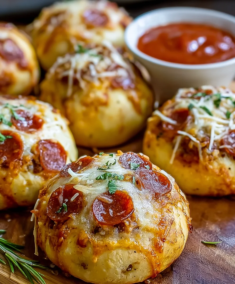 Mouthwatering Cheesy Beef Pepperoni Pizza Bombs Recipe