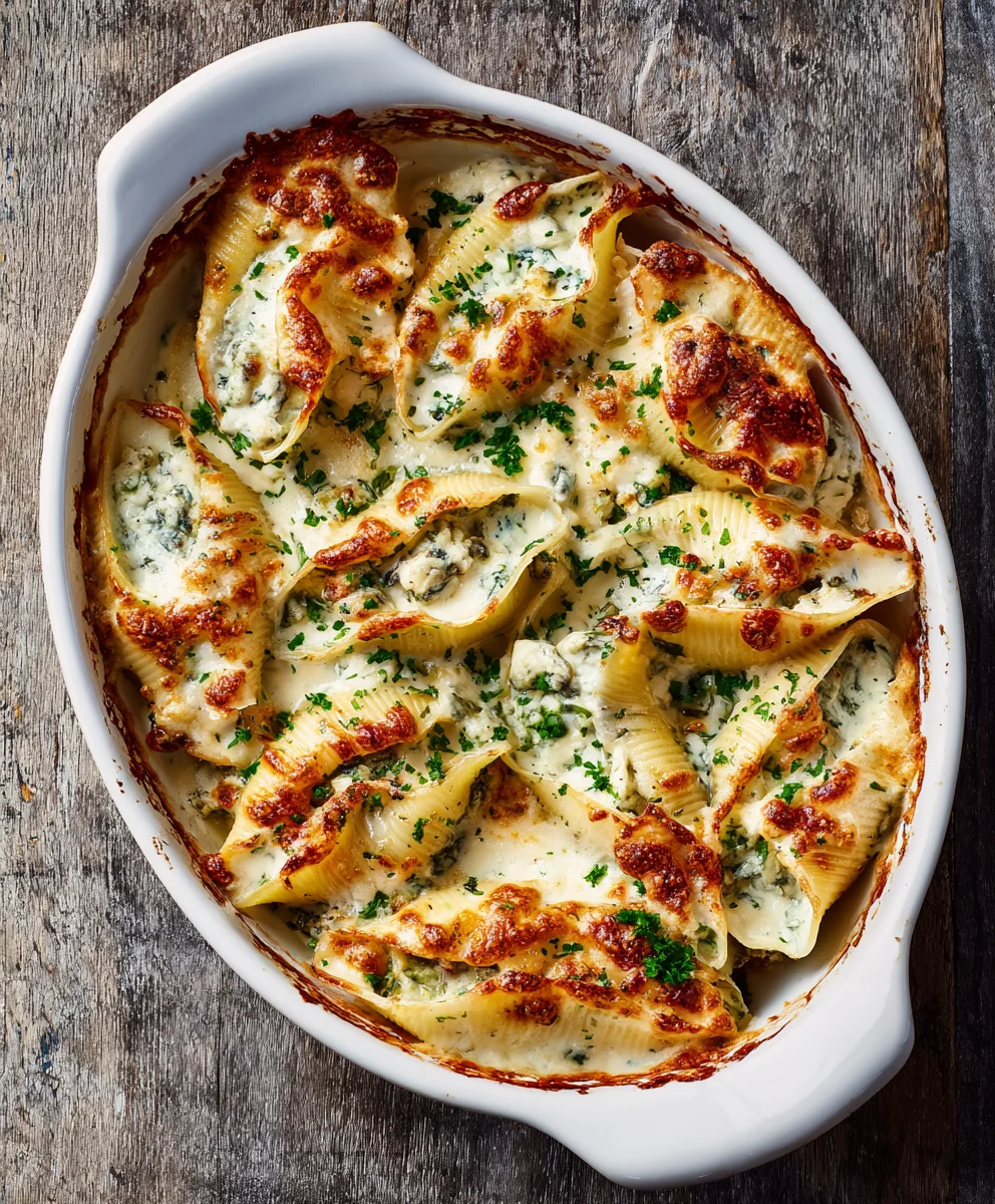 Ultimate Alfredo Stuffed Shells: Creamy Pasta Bake