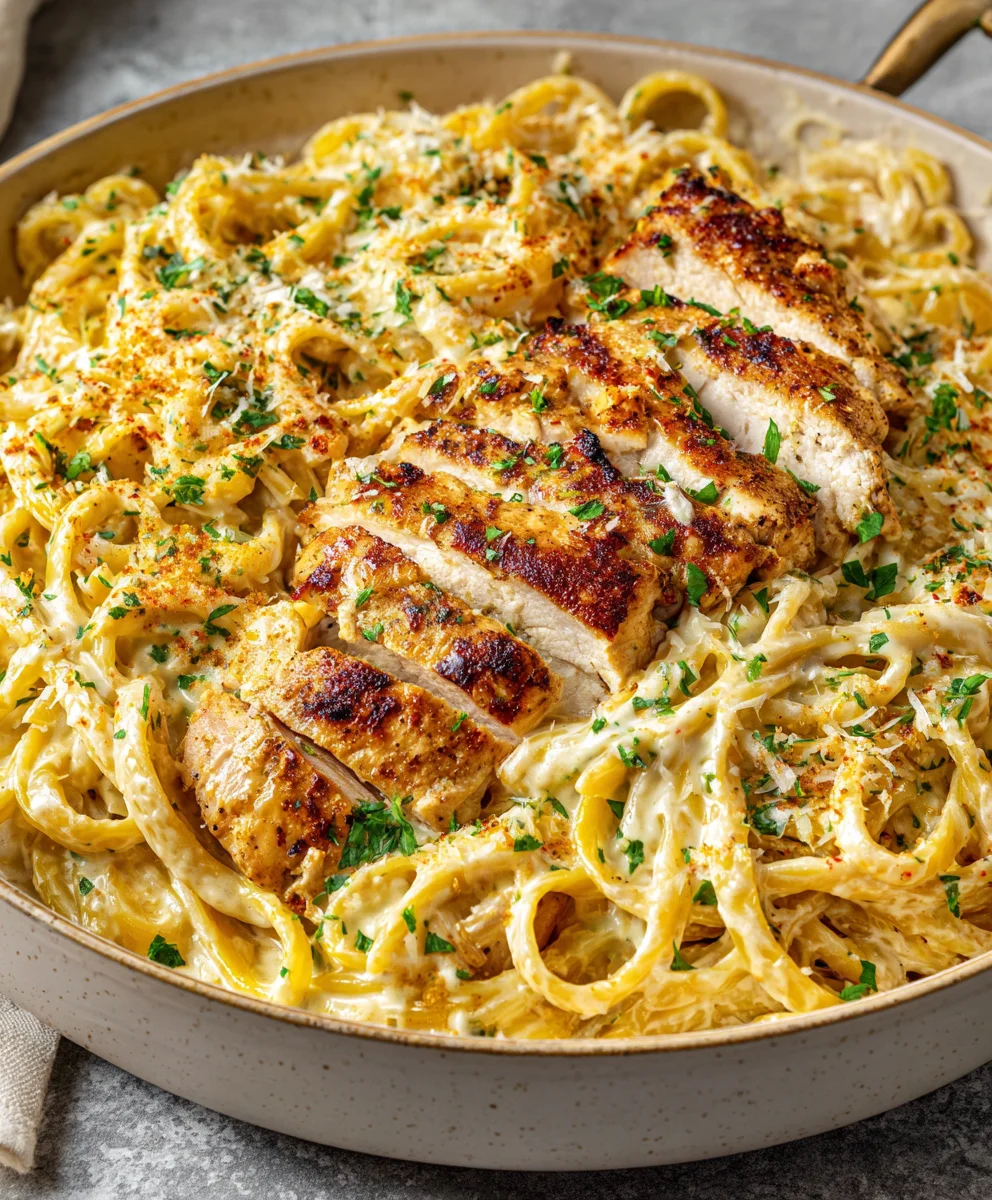 Ultimate Creamy Garlic Parmesan Chicken Pasta You'll Crave