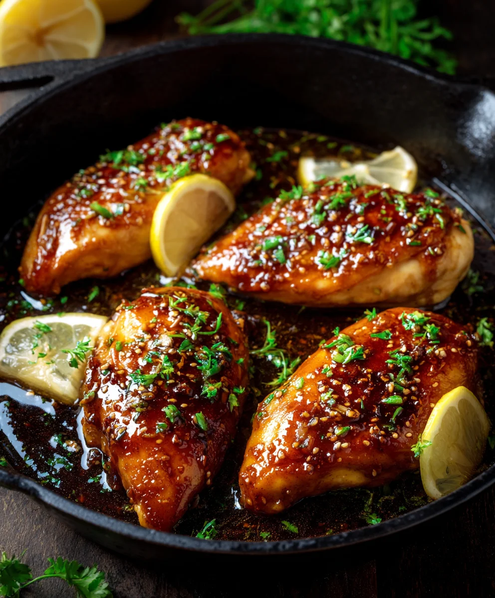 Honey Garlic Chicken Breasts: Easy & Flavorful Dinner!