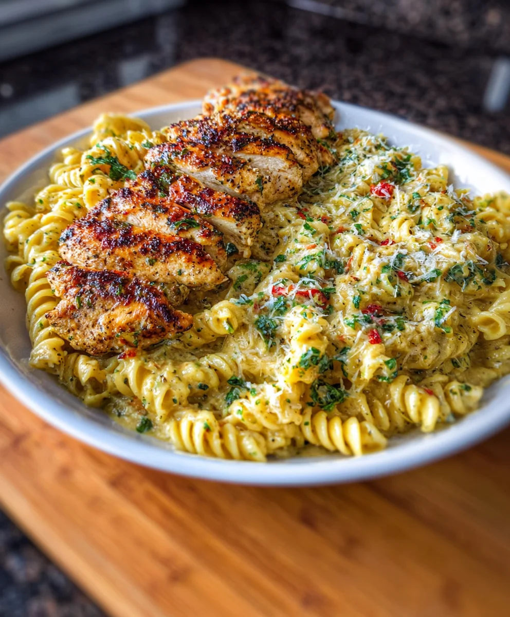 Quick Creamy Garlic Parmesan Chicken Pasta: Family Favorite