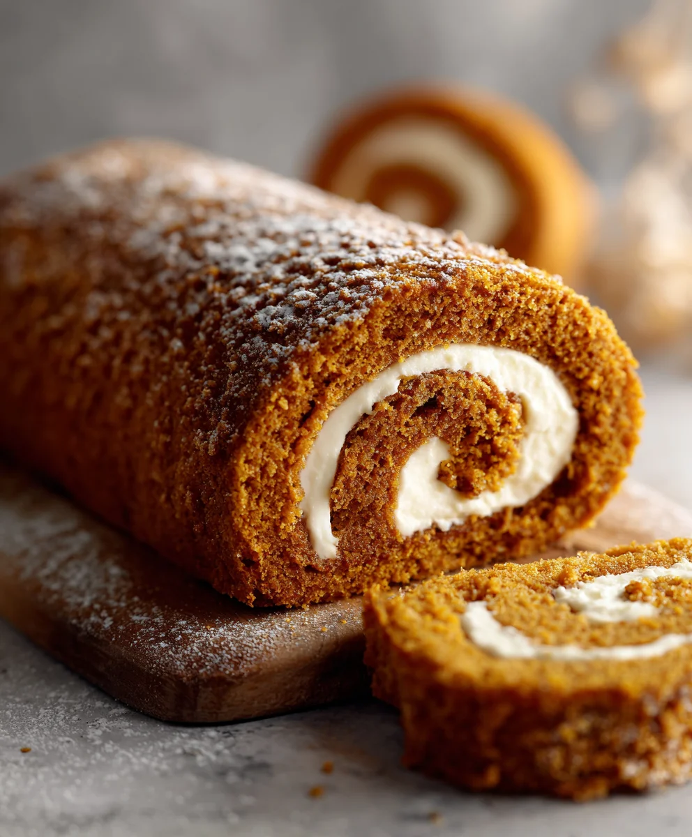 Perfect Pumpkin Roll with Cream Cheese Filling Recipe