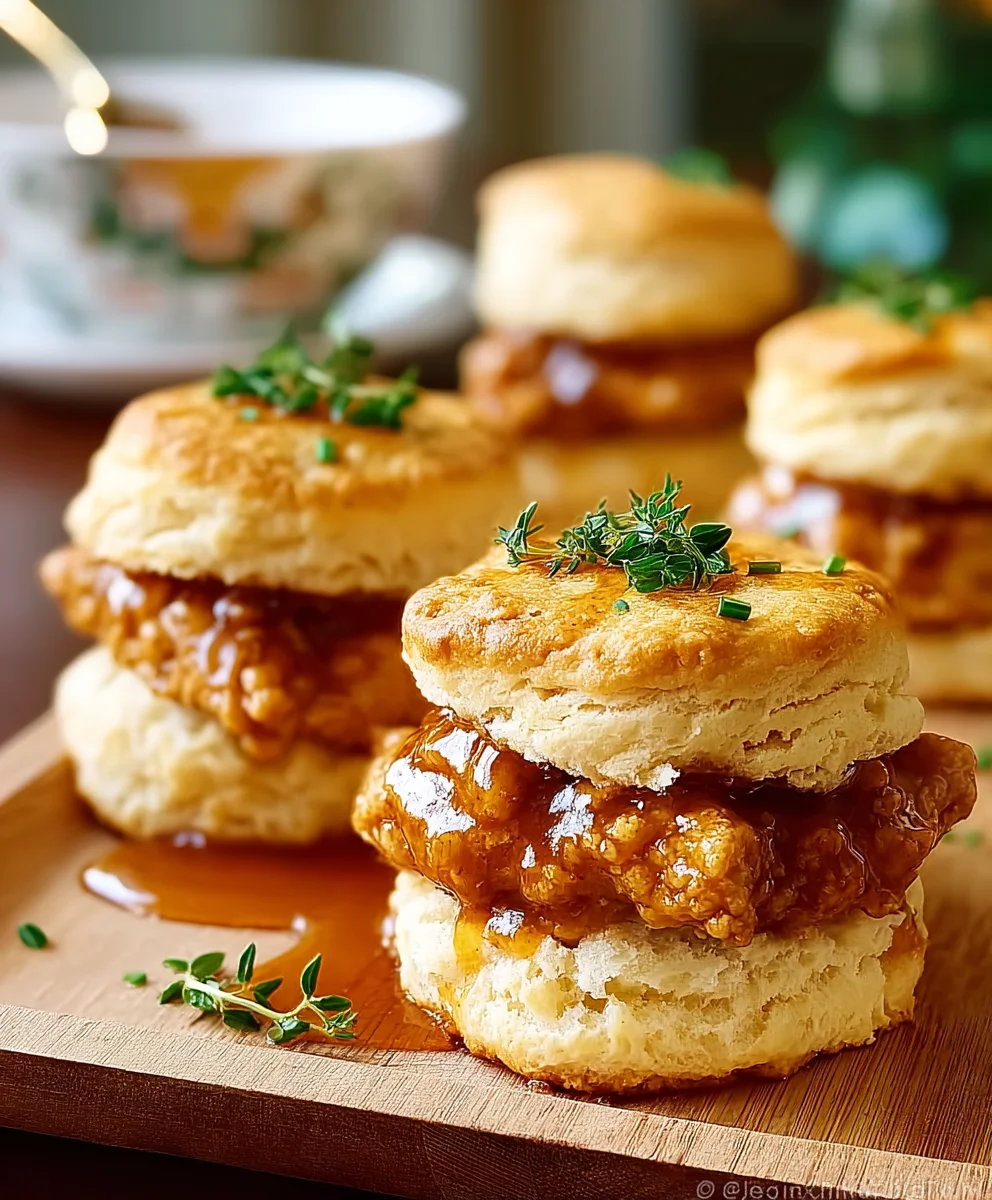 Hot Honey Chicken Biscuits: Sweet, Spicy, & Savory Recipe