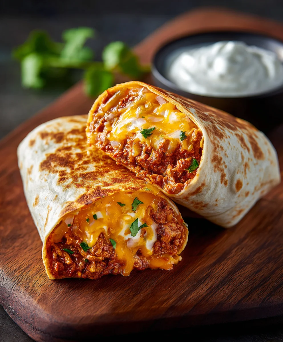 Get Your Creamy Chile Colorado Beef Burritos Fix Tonight!