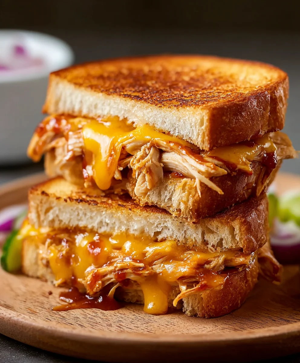Bbq Chicken Grilled Cheese: Ultimate Comfort Food Sandwich