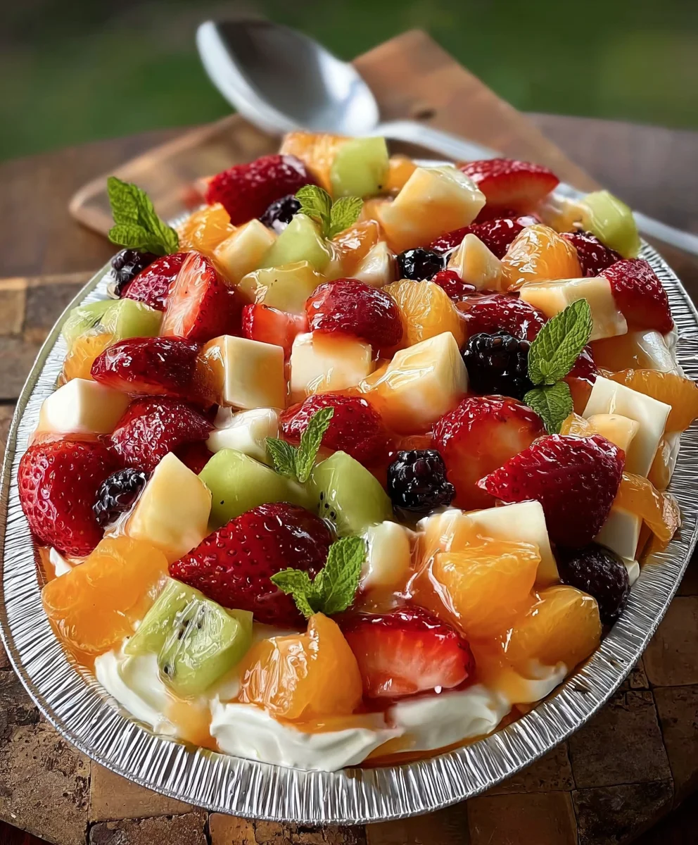 Cheesecake Fruit Salad: Easy Creamy Dessert Recipe