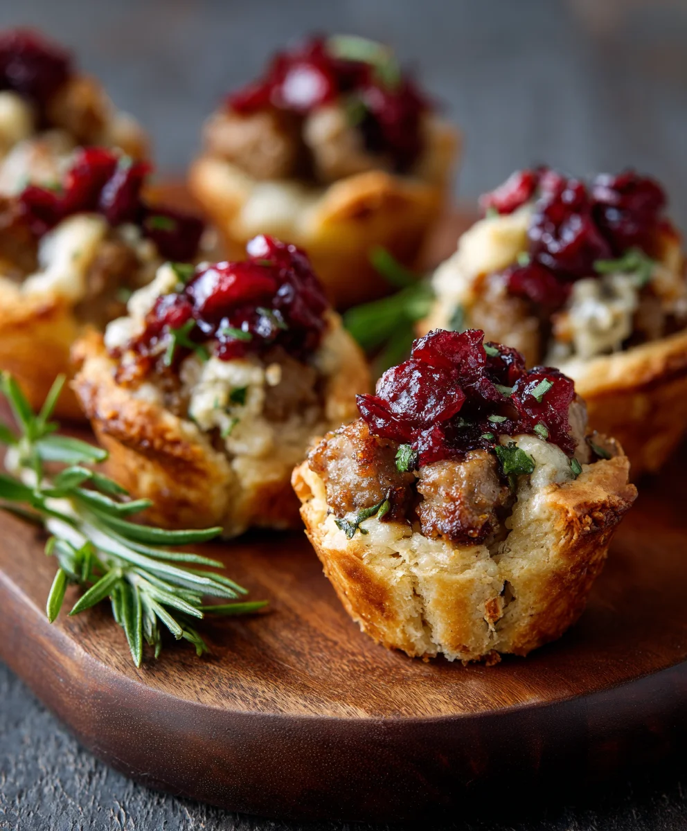 Beef Sausage Cranberry Brie Bites: Easy Appetizer!