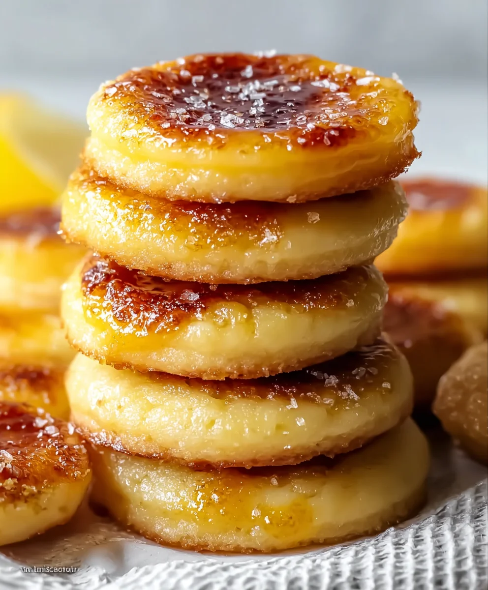 Lemon Curd Creme Brulee Cookies: Zesty & Sweet Delight!