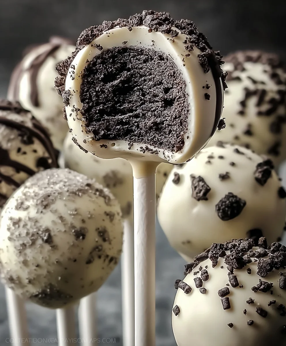 Decadent Oreo Cookies Cream Cake Pops: A Must-Try Treat!
