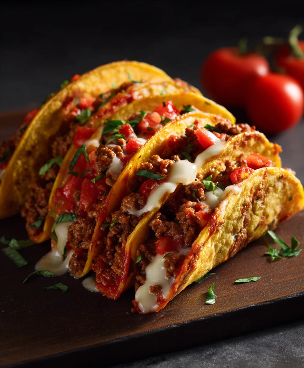 Meat Lovers Pizza Tacos: The Ultimate Beefy Taco Twist!