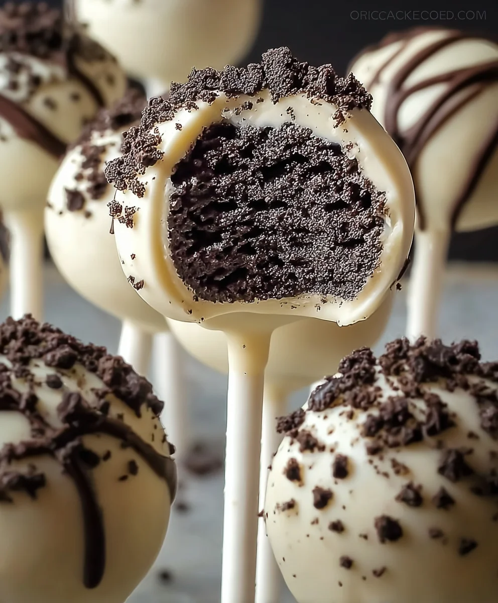 Decadent Oreo Cookies Cream Cake Pops: A Must-Try Treat!
