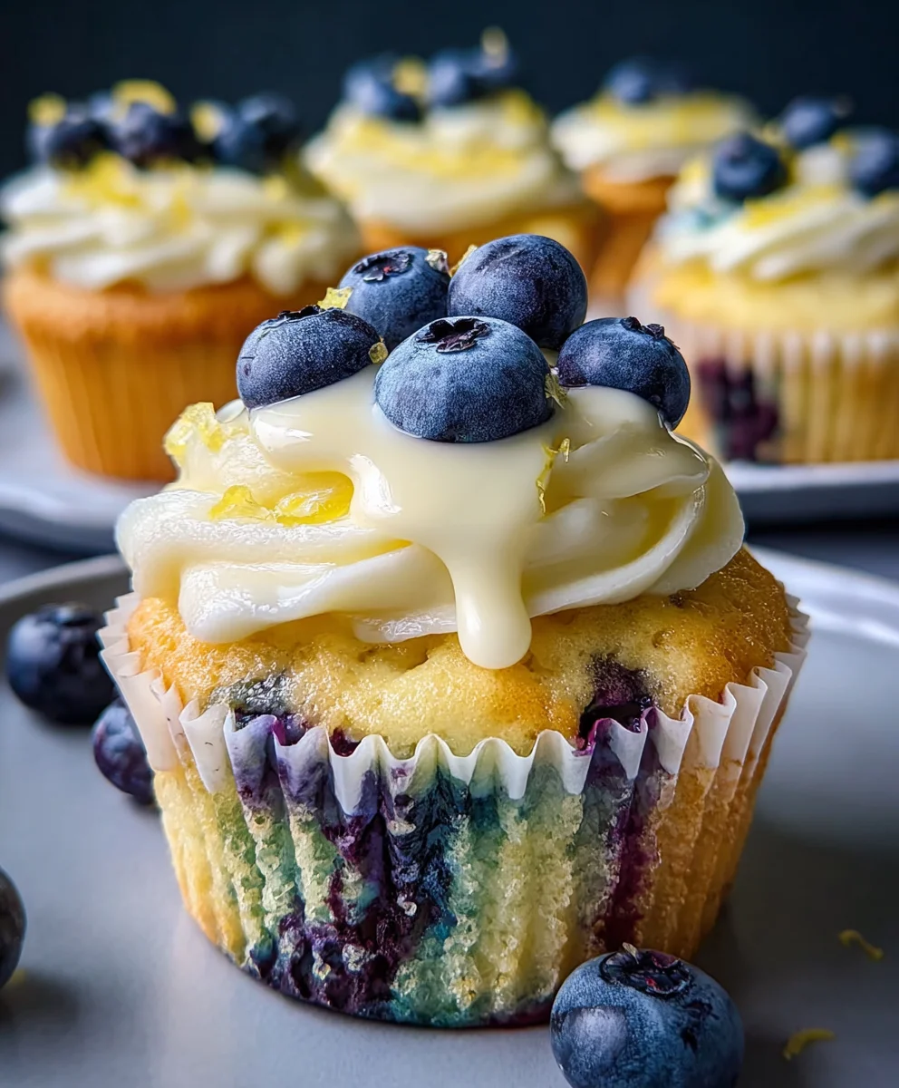 Zesty Lemon Blueberry Cupcakes: Your New Favorite Dessert!