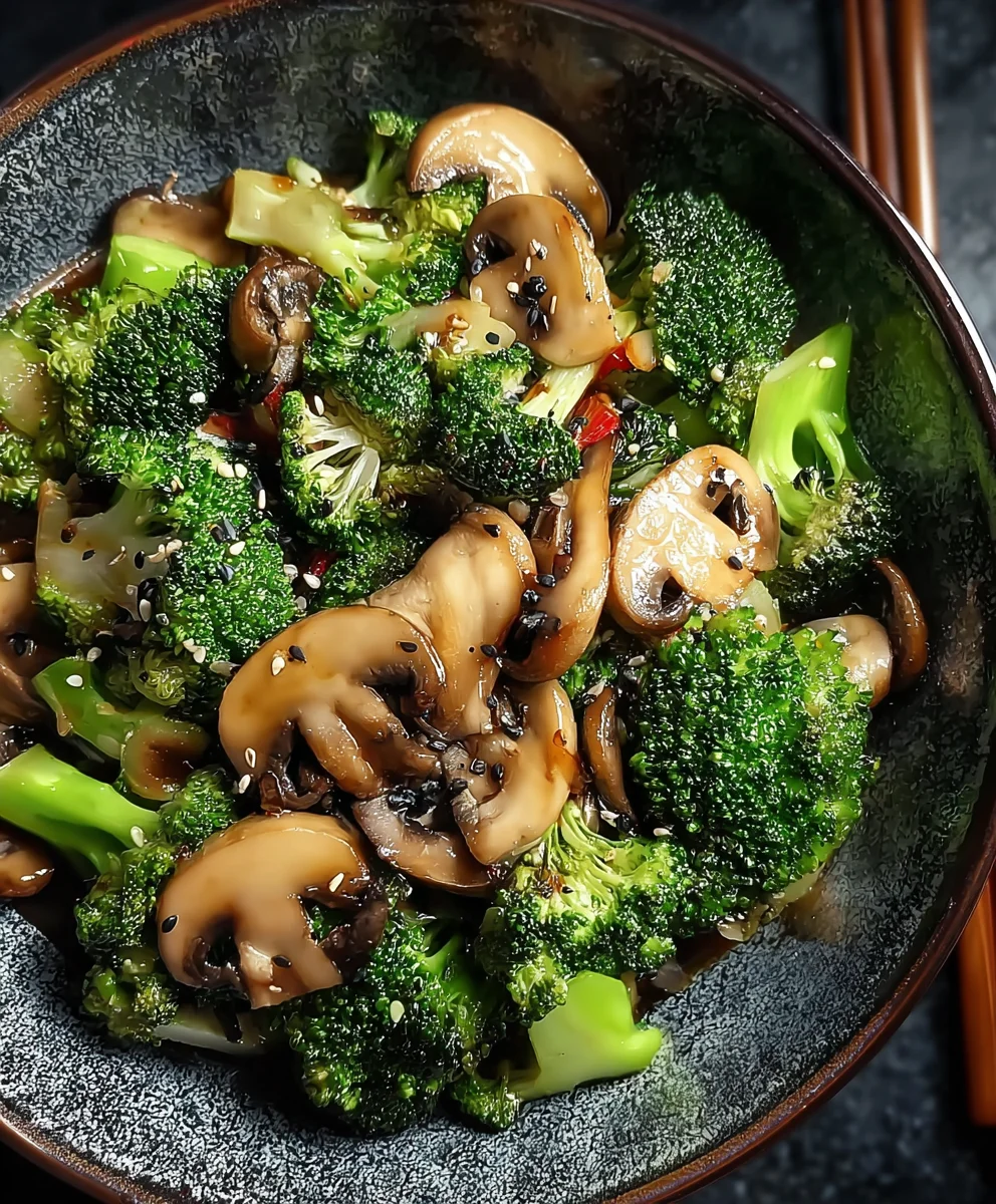 Broccoli And Mushroom Stir Fry