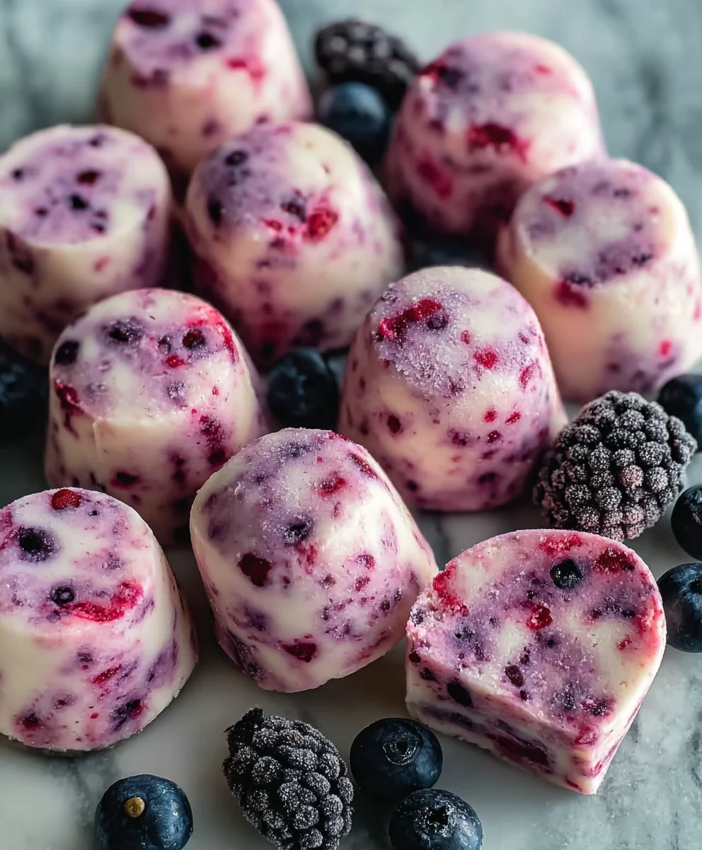 Berry Yogurt Bites Recipe: Healthy & Easy Frozen Treat!