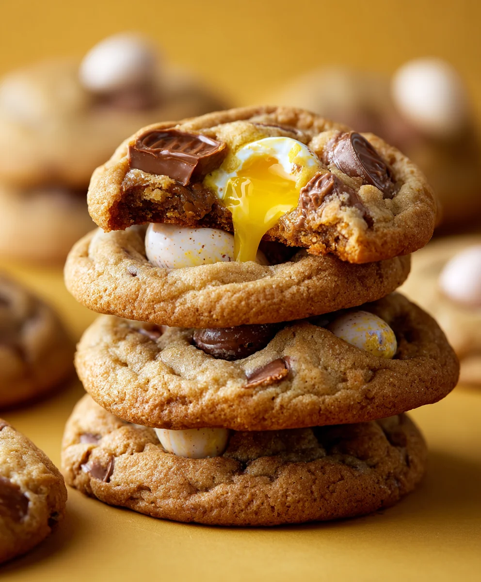 Irresistible Brown Butter Cadbury Egg Cookies Recipe