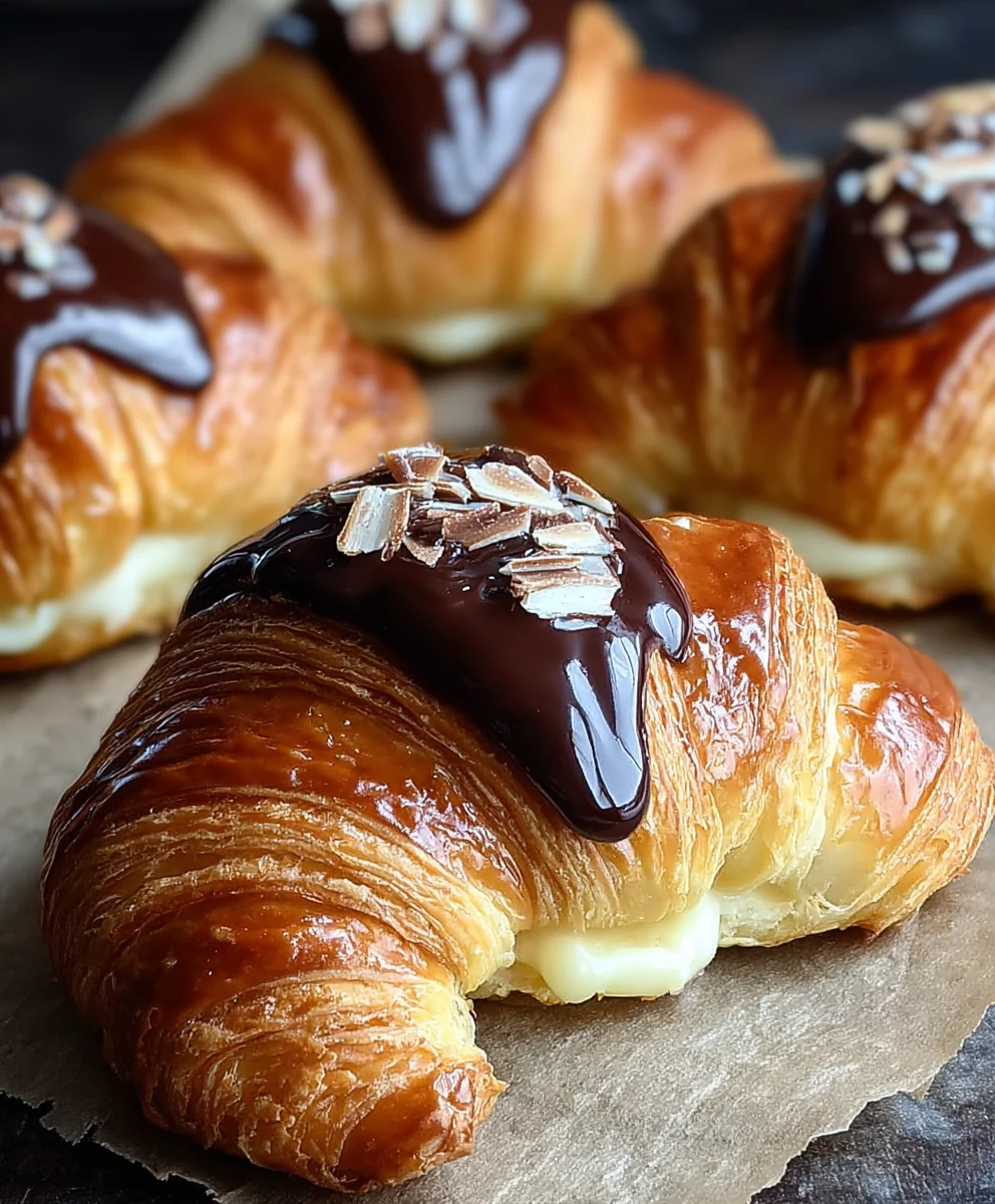 Boston Cream Pie Croissants: Sweet, Flaky & Delicious!