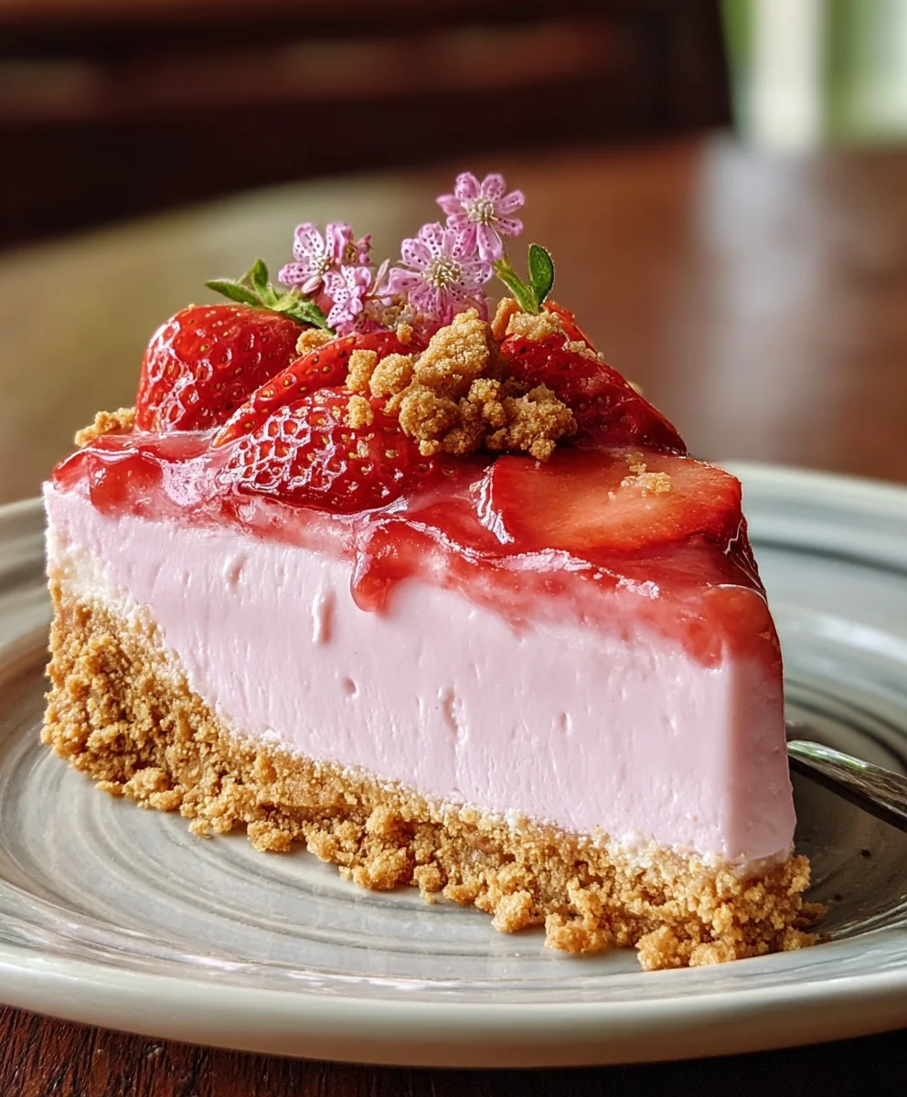 Strawberry Crunch Pink Cheesecake: Ultimate Decadent Treat