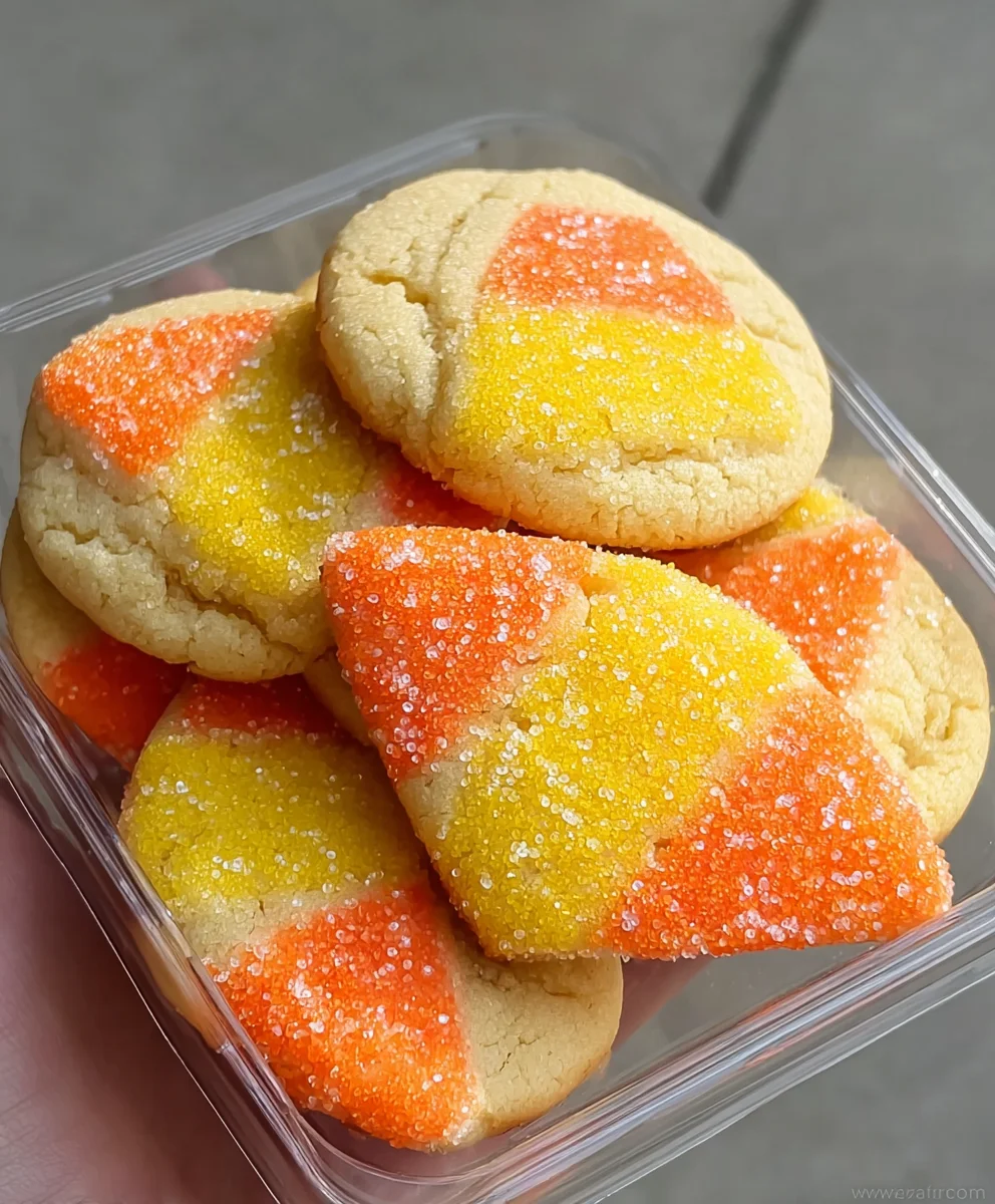 Candy Corn Sugar Cookies: Fun & Festive Fall Treat!