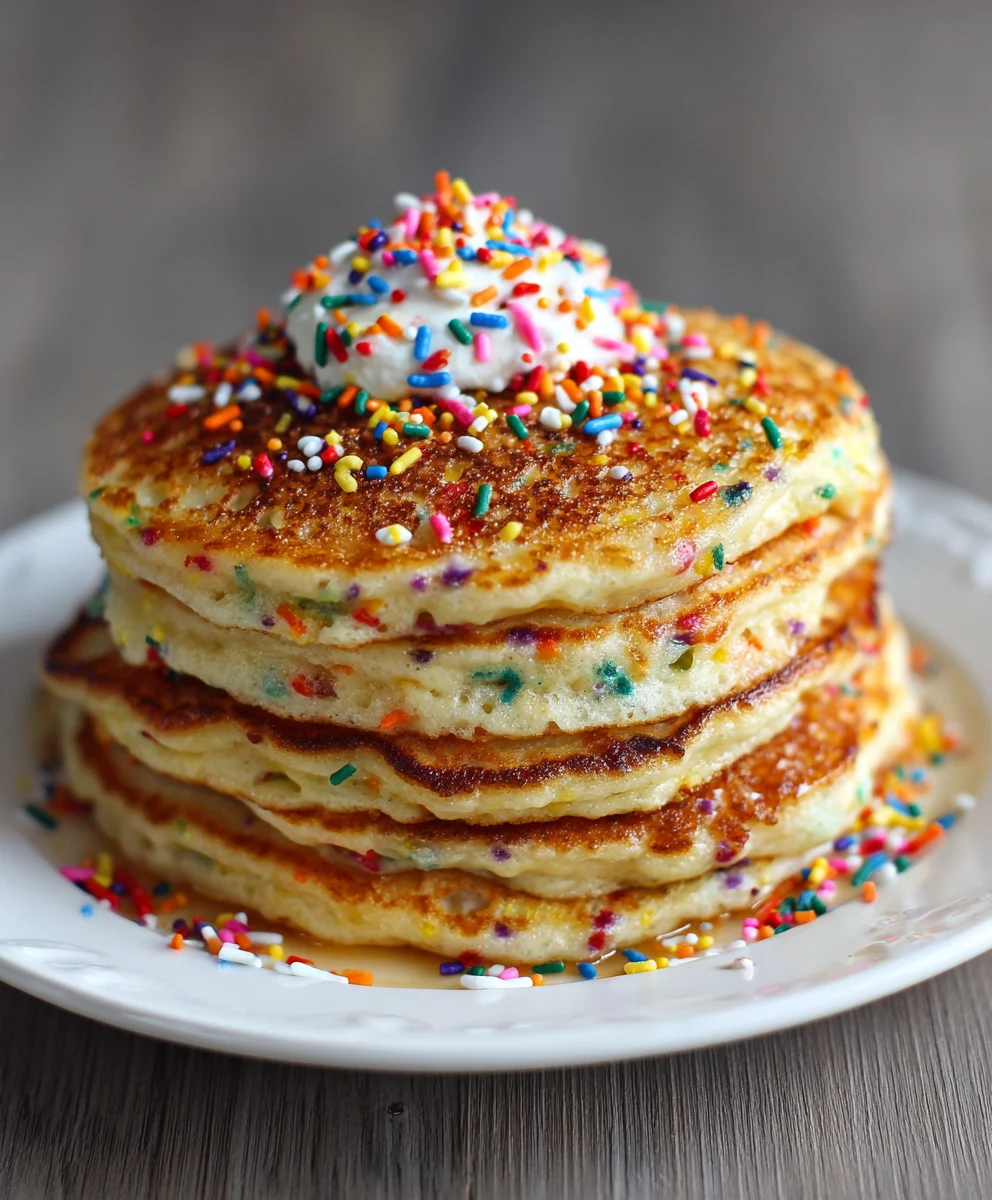 Funfetti Pancakes: Brighten Your Morning with Colorful Joy!