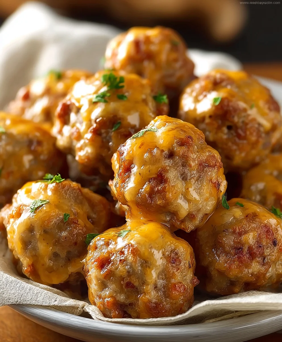 Paula Deen's Irresistible Beef Sausage Balls Recipe