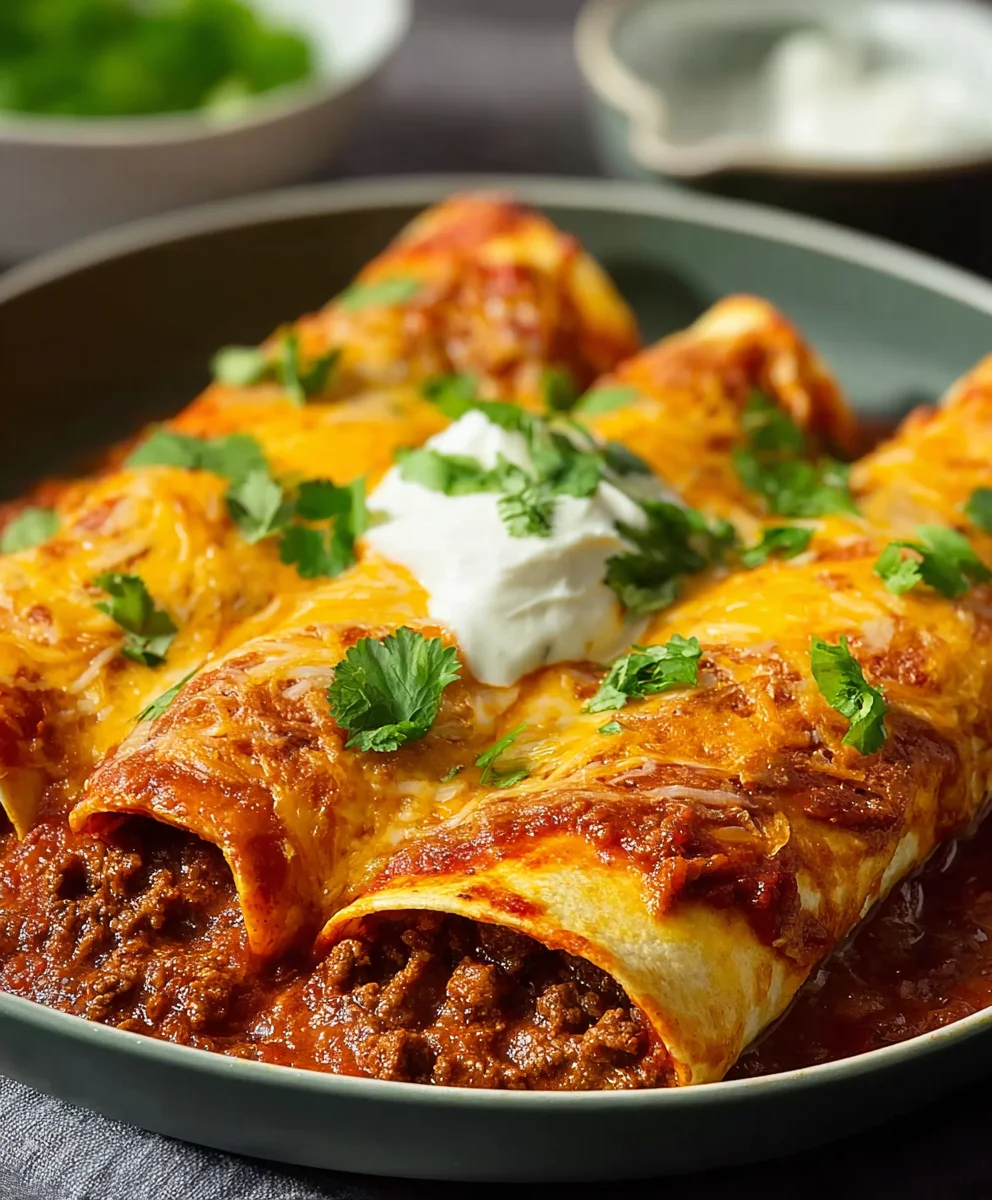 Tex Mex Beef Enchiladas Recipe - Easy & Delicious!