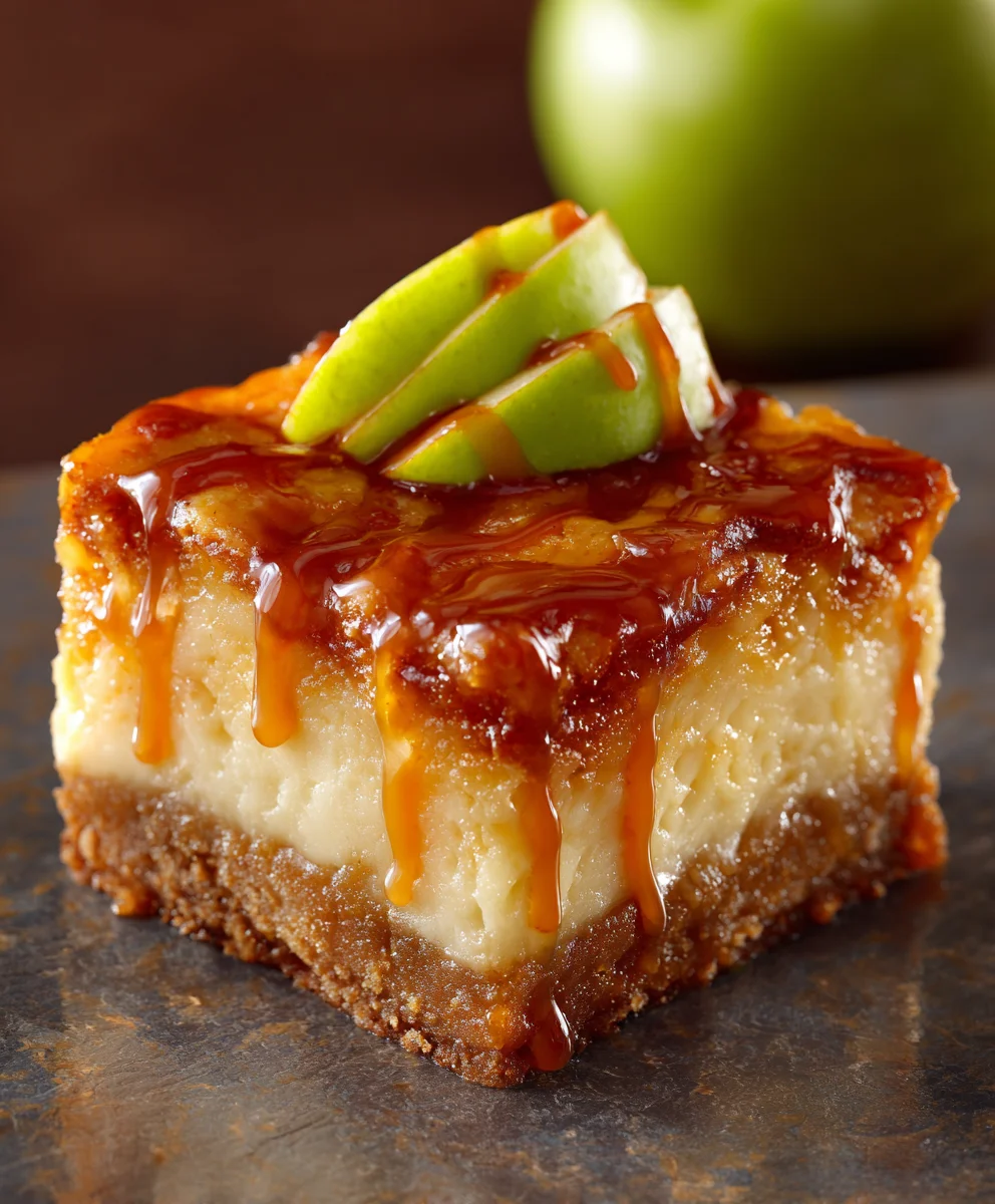 Easy Caramel Apple Cheesecake Bars – Perfect Fall Treat