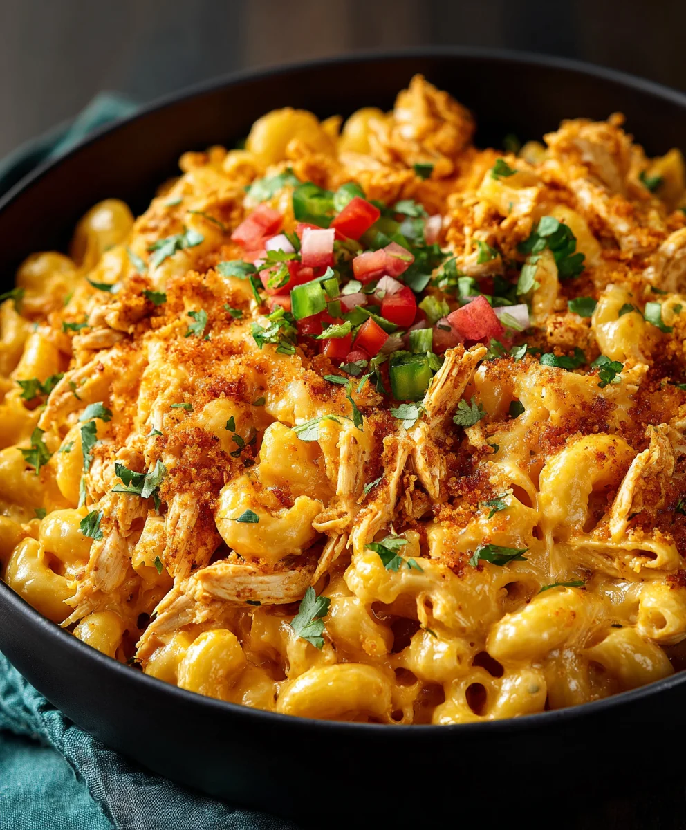 Chicken Taco Mac Cheese Recipe: Zesty & Simple Dinner!