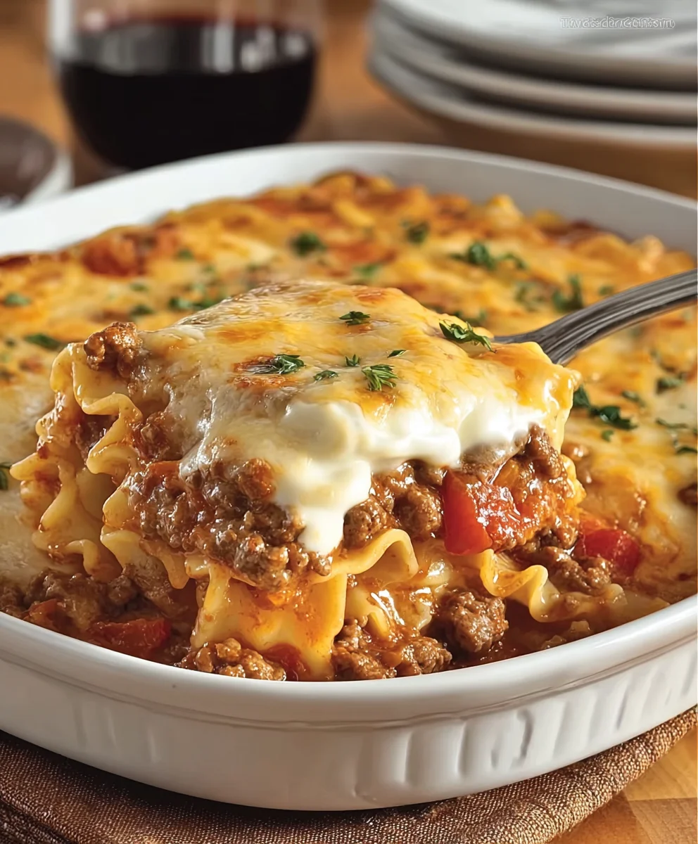 Beef Lombardi Casserole: Easy & Cheesy Family Dinner!