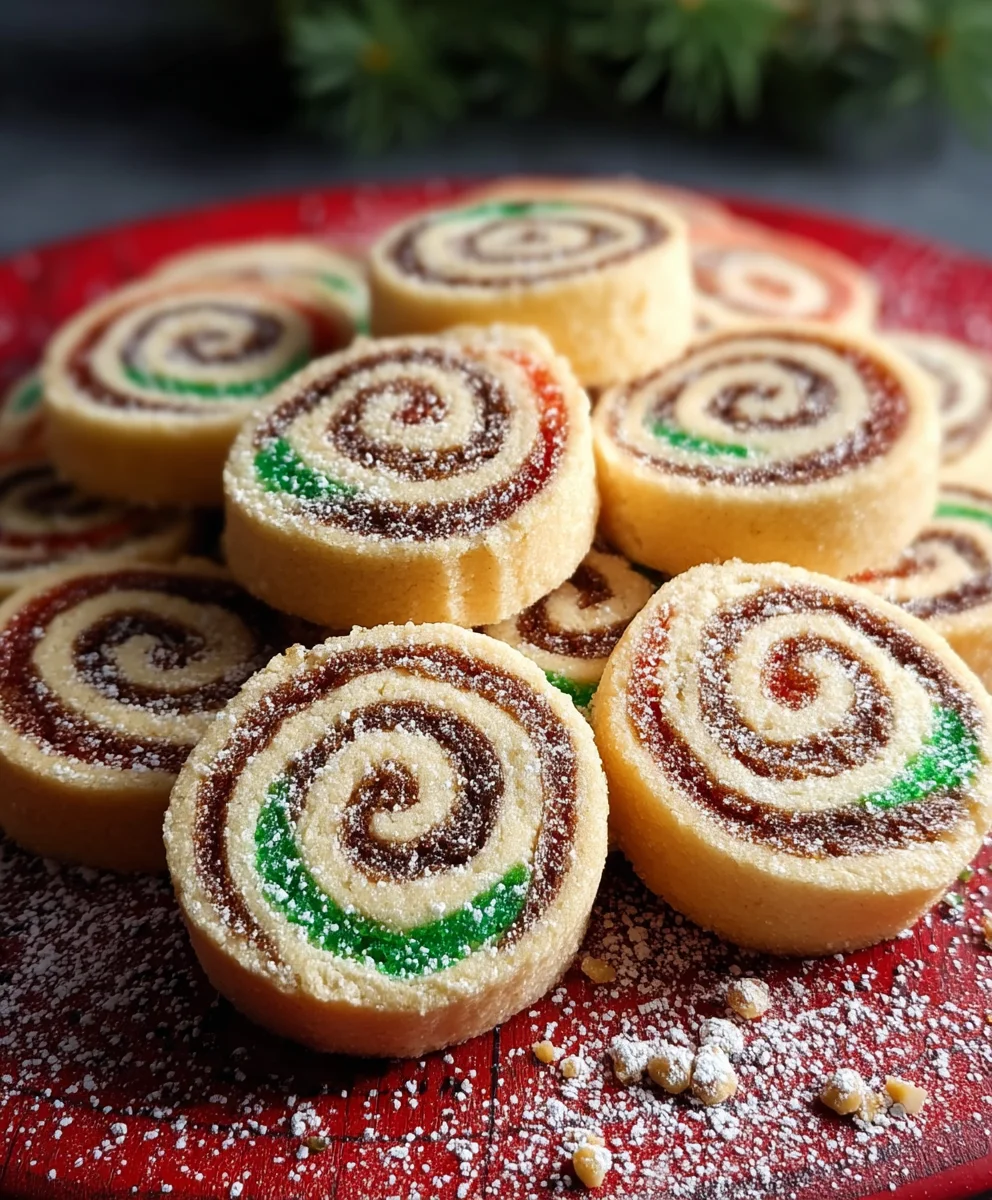 Festive Christmas Cookie Pinwheels: Easy Swirl Recipe!
