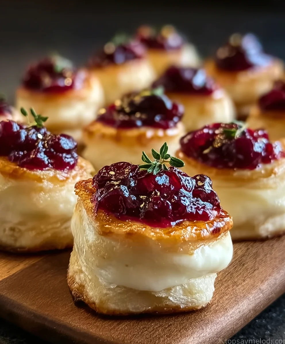 Cranberry Brie Bites: Easy Holiday Appetizer Recipe!