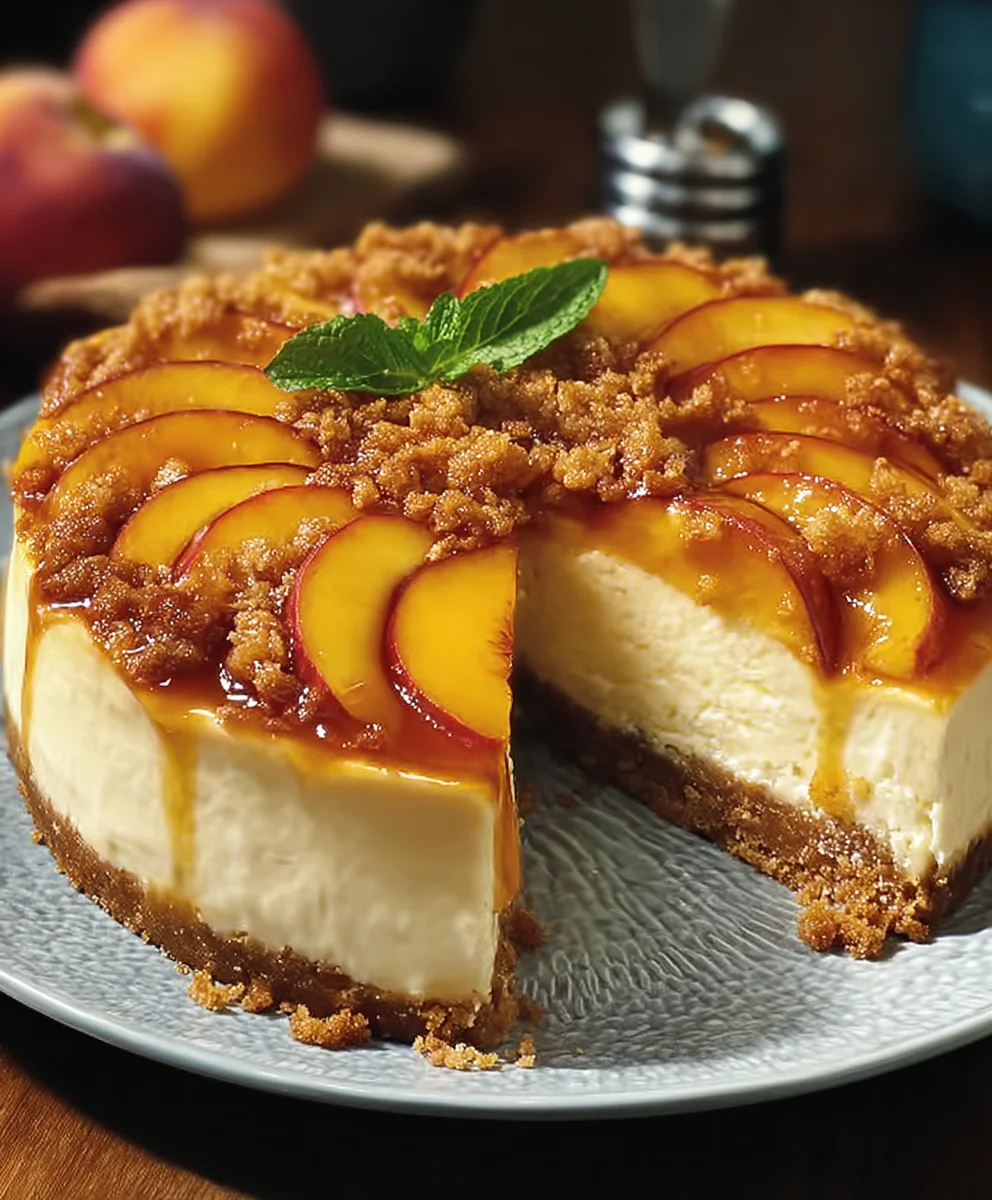 Best Peach Cobbler Cheesecake - Your New Favorite Dessert!