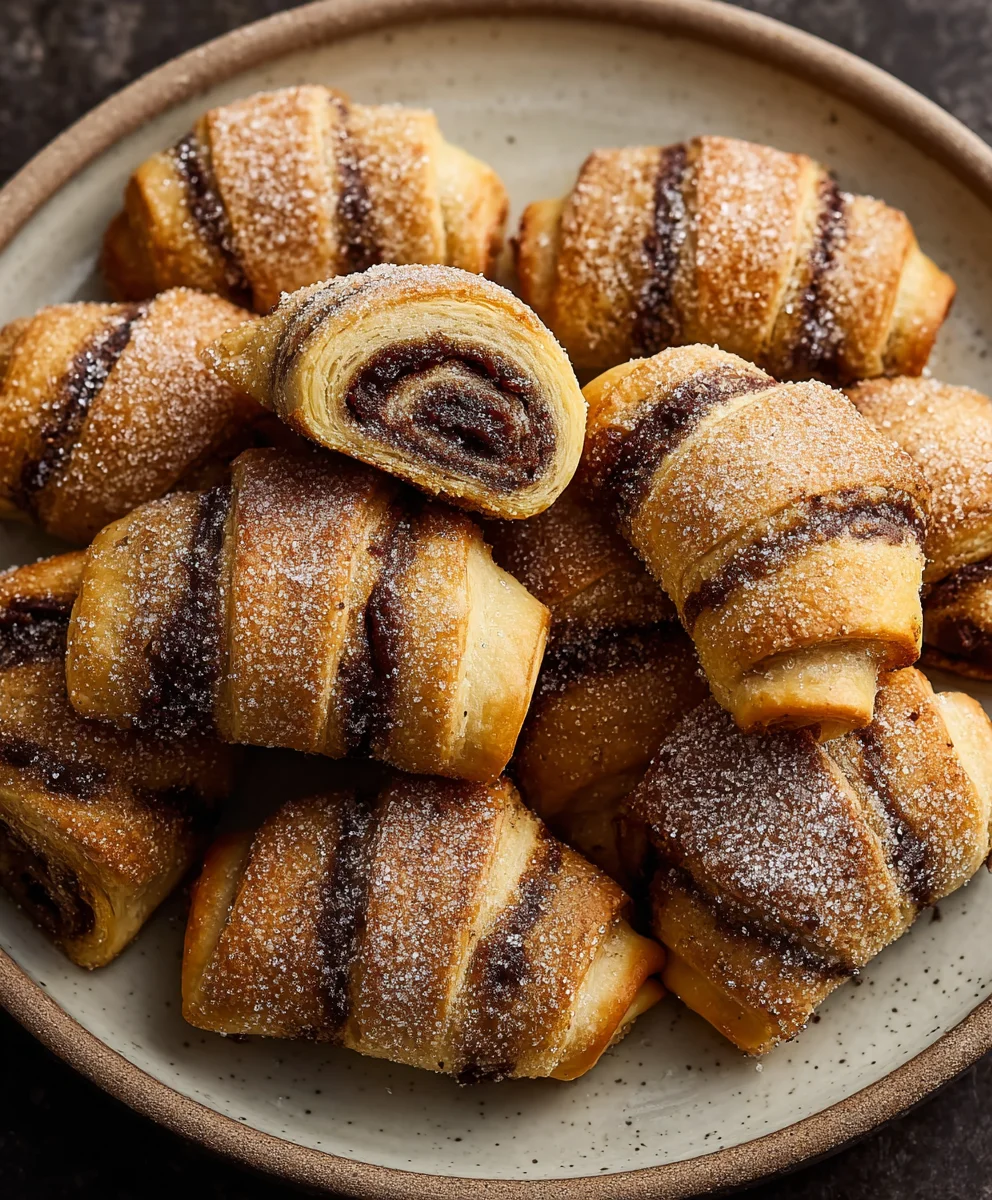 Delicious Date & Chocolate Rugelach Pastries - Bake Now!