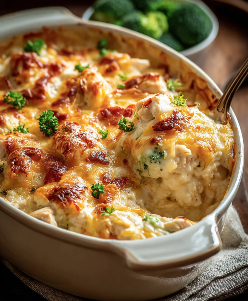Delicious Low Carb Chicken Casserole: Easy & Healthy Dinner