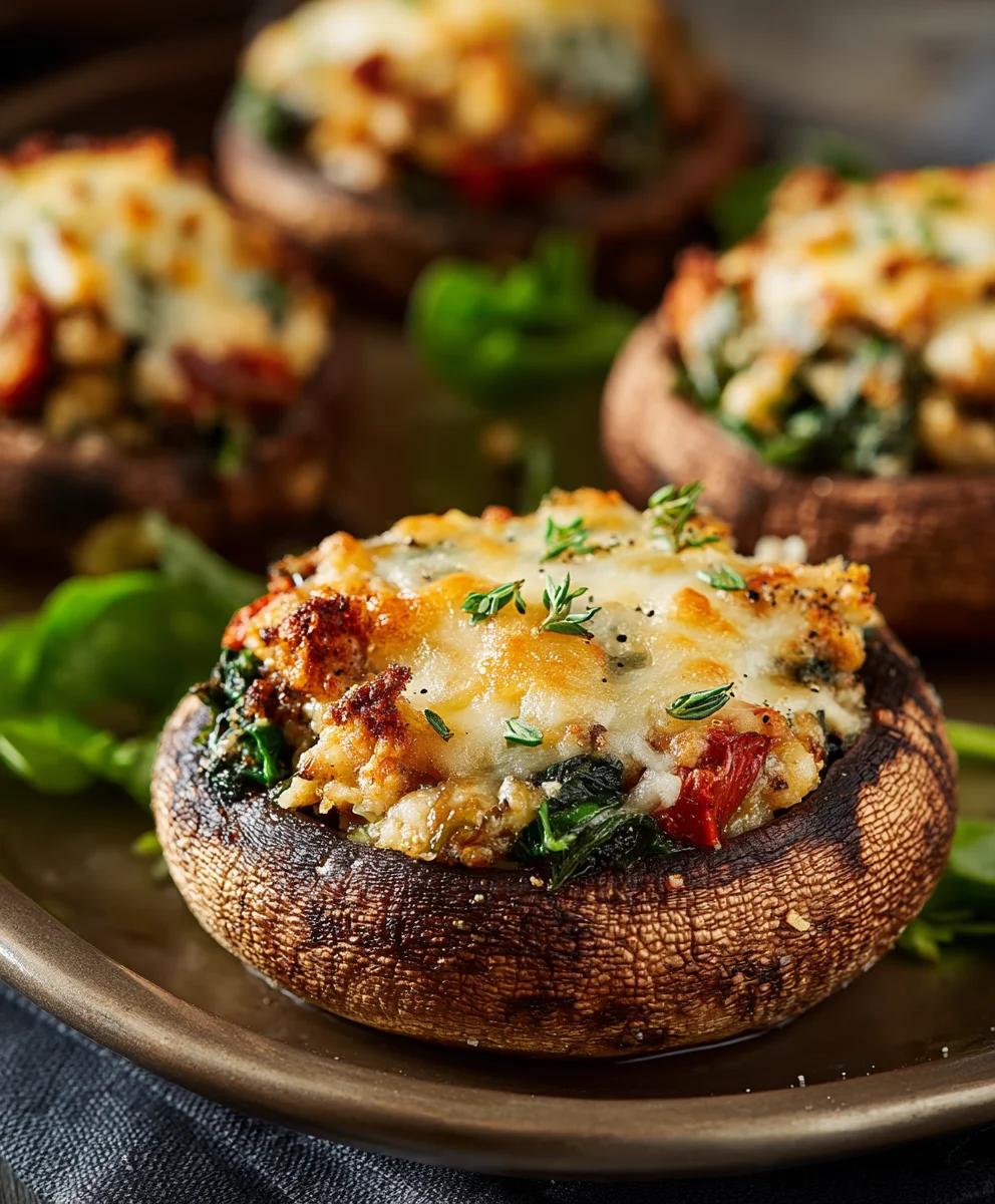 Savory Stuffed Portobello Mushrooms: Perfect Vegetarian Meal