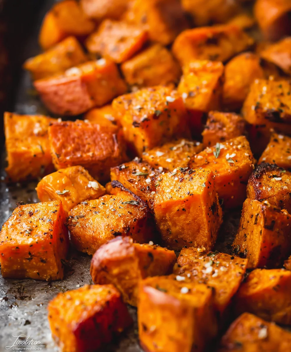 Crispy Roasted Sweet Potatoes Recipe: Perfectly Caramelized!