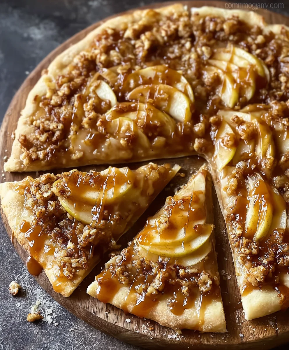 Apple Crisp Pizza: A Sweet & Delicious Dessert Recipe!