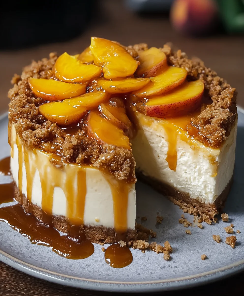 Best Peach Cobbler Cheesecake - Your New Favorite Dessert!