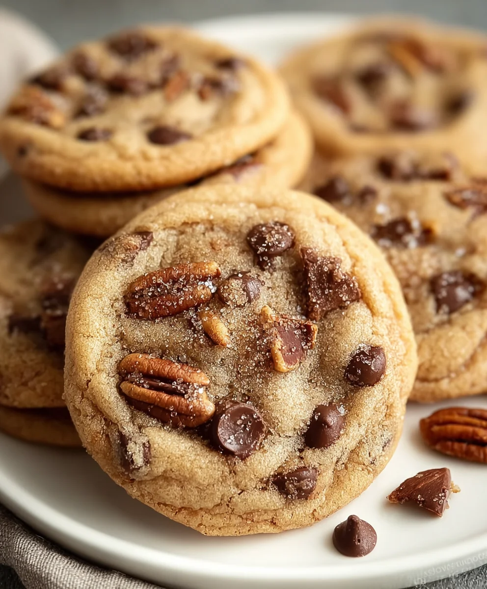 Irresistible Cinnamon Sugar Praline Chocolate Chip Cookies