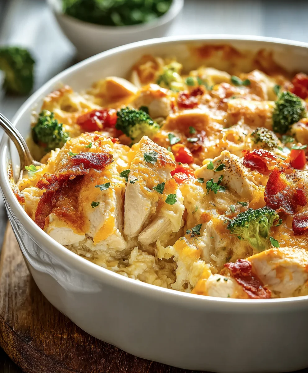 Delicious Low Carb Chicken Casserole: Easy & Healthy Dinner