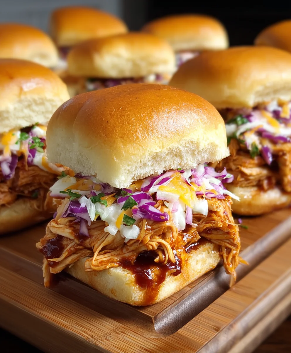 BBQ Chicken Sliders: Easy Game Day Appetizer Recipe
