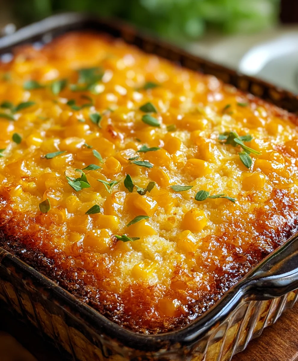 Honey Glazed Corn Casserole: Sweet Harmony Side Dish!