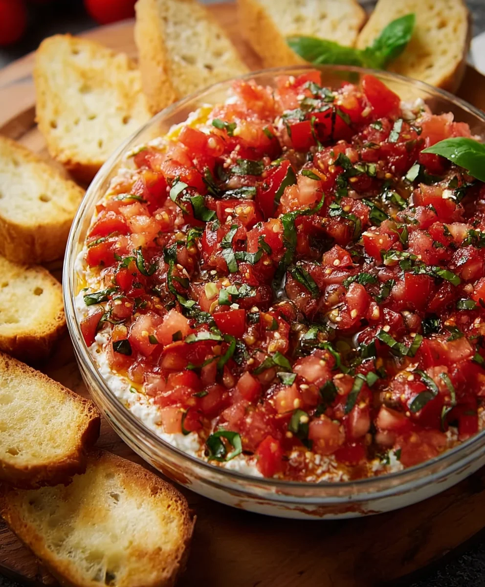 Bruschetta Dip: Flavorful & Easy Party Appetizer Recipe