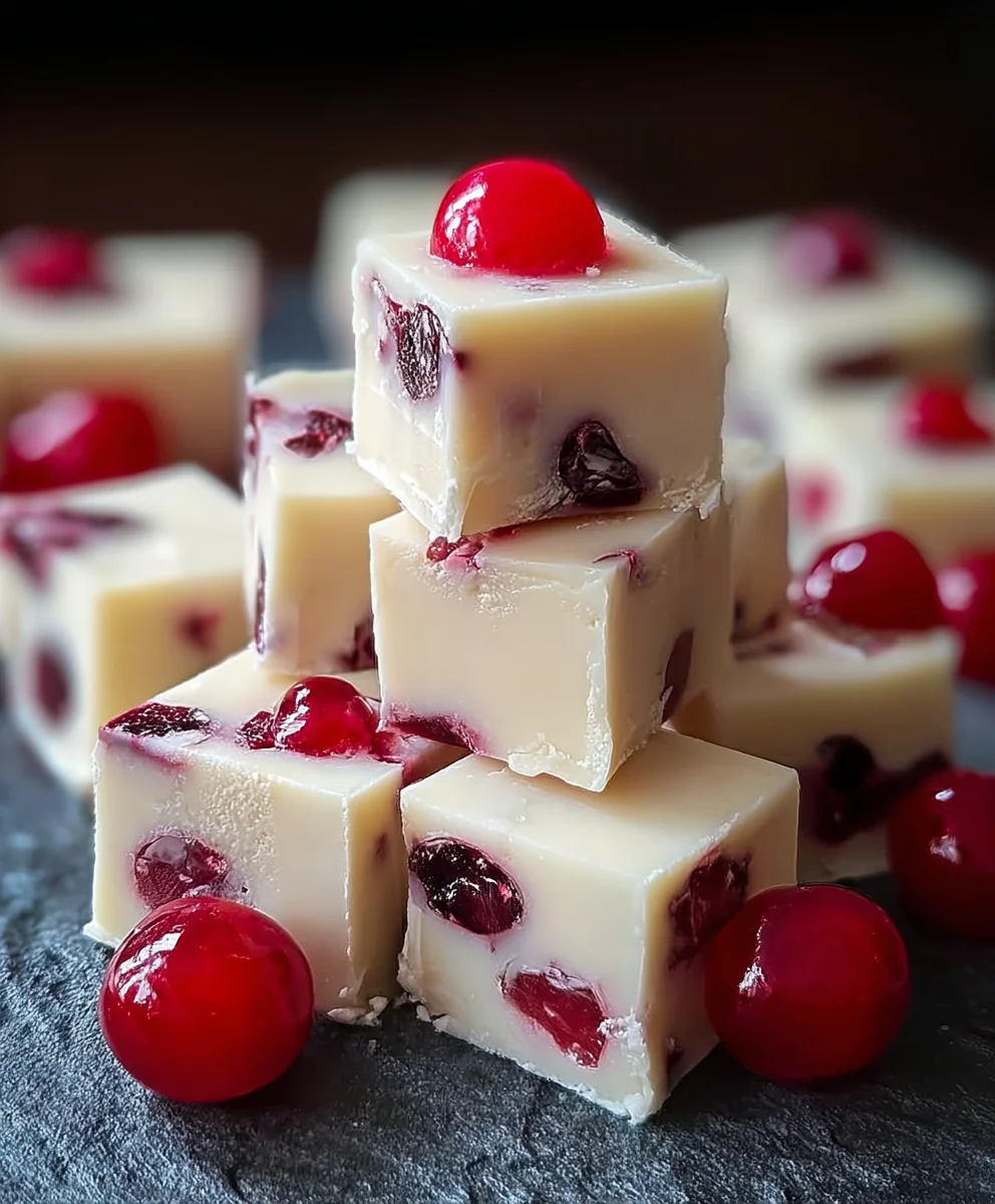 Cherry White Chocolate Fudge: Easy & Decadent Recipe